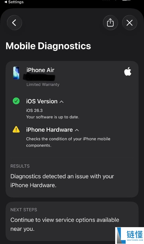 苹果自研基带翻车：iPhone Air现硬件毛病 不能打电话变砖