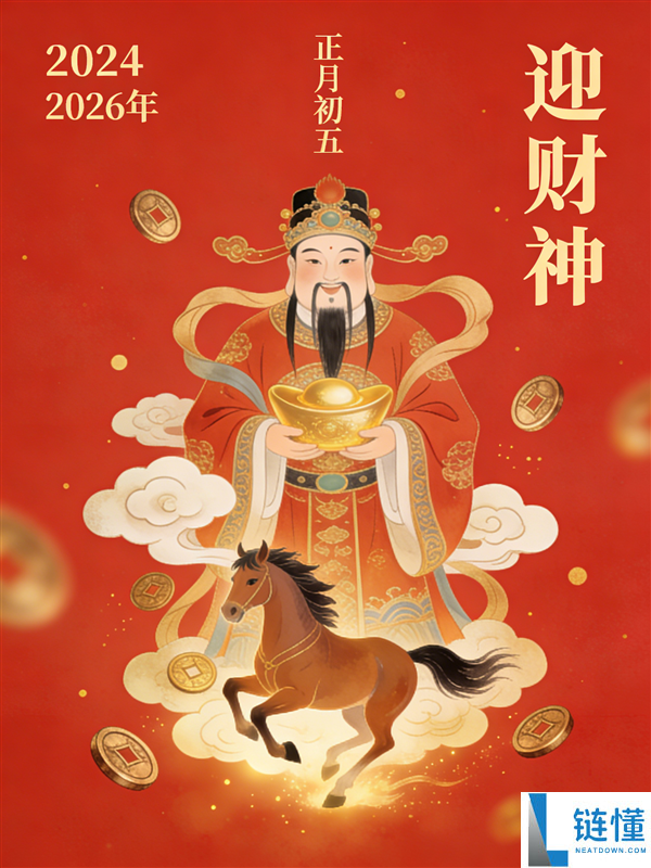 大年头五迎财神,本日起：付出宝碰一下付出得红包/黄金