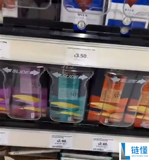 为防巧克力频繁失窃 英国商家给货架上锁