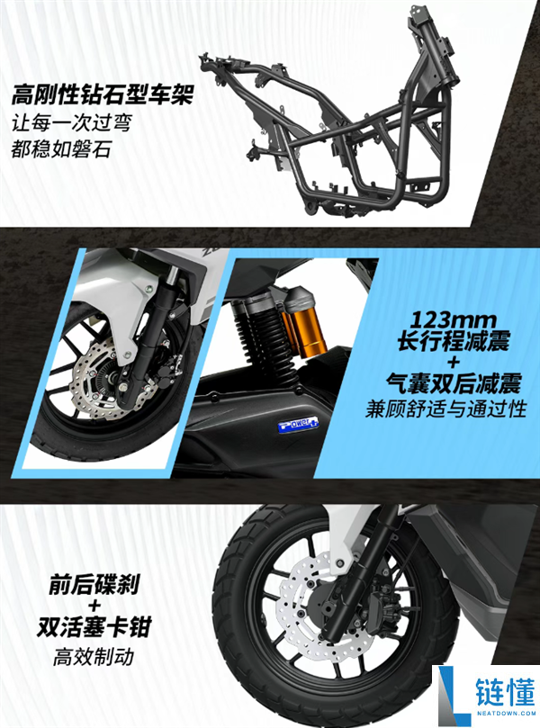 比升仕150X还廉价 宗申猎鹰150ADV踏板摩托上市：10999元