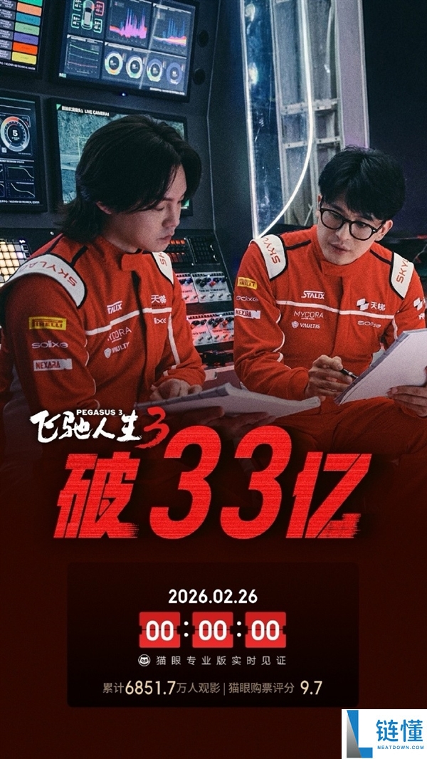 上映10天破33亿,《奔驰人生3》票房狂飙 行将逾越前2部