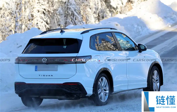 双边四出排气抢眼,群众全新Tiguan R谍照暴光：有望搭载高尔夫R动力