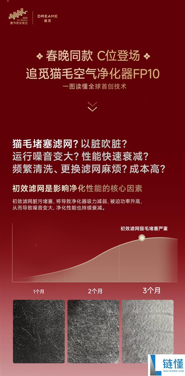 一图看懂：追觅推出猫毛空气洁净器 全球开创免保护滤网