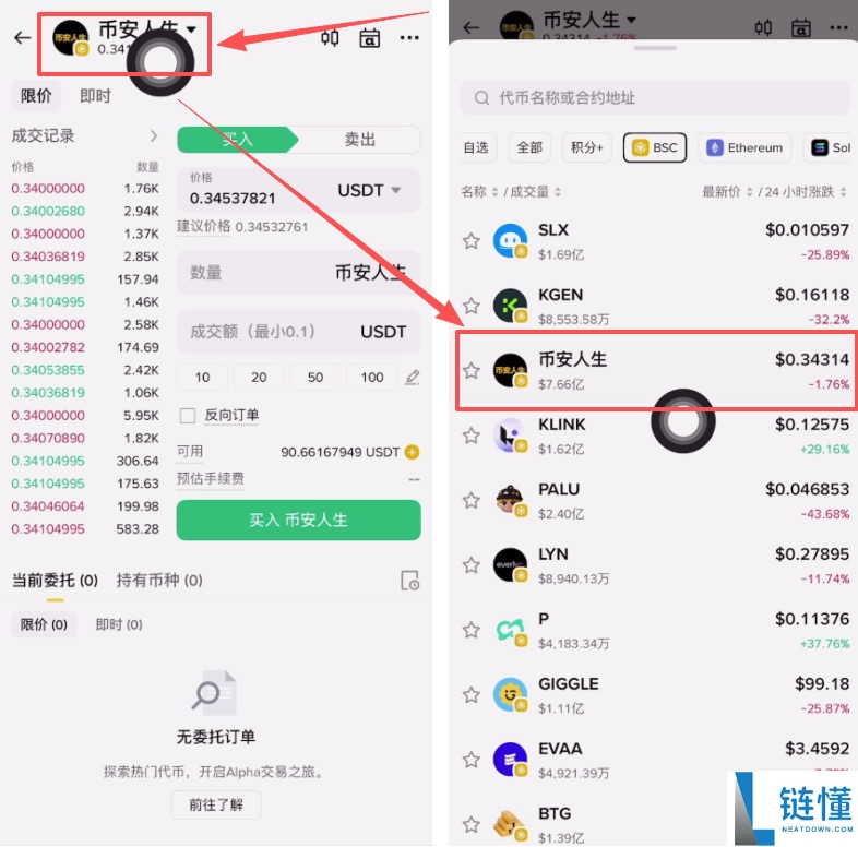 什么是币安人生？如何买入、卖出币安人生操作步骤教程