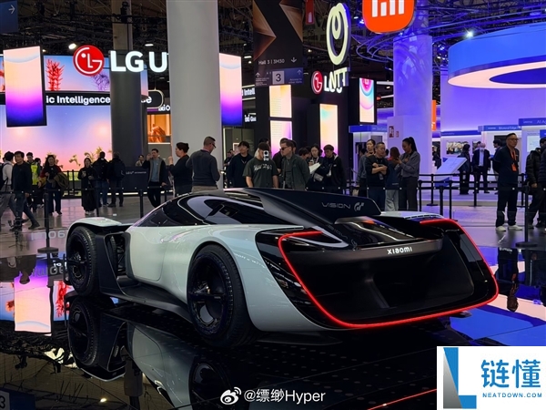 小米首款超跑观点车,小米Vision GT真车实拍展现来了