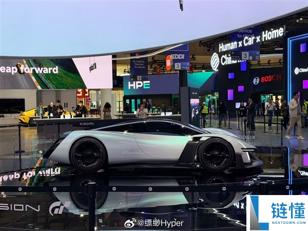小米首款超跑观点车,小米Vision GT真车实拍展现来了