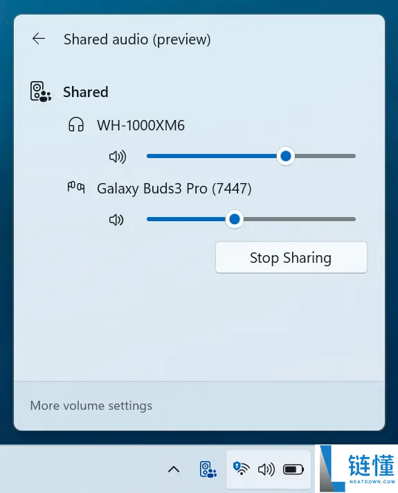 Windows 11适用功能更新：同享音频终究可独自调剂音量,
