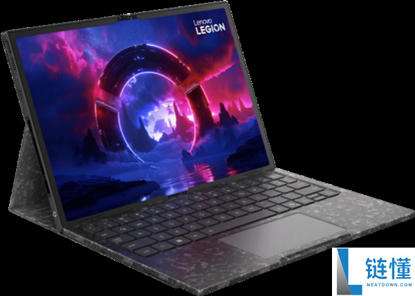 联想展现解救者Legion Go Fold观点掌机：7.7寸折叠屏秒变11.6寸