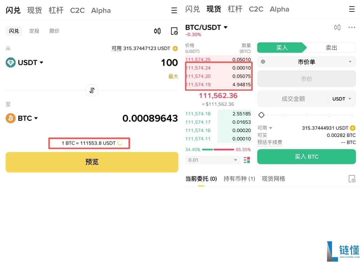 币安闪兑是什么?如何使用?币安APP中闪兑操作教学与手续费详解
