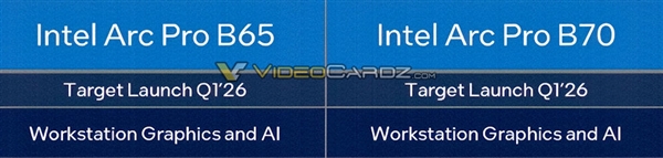 Intel锐炫Pro B70专业显卡现身官网:游戏卡完全飞了