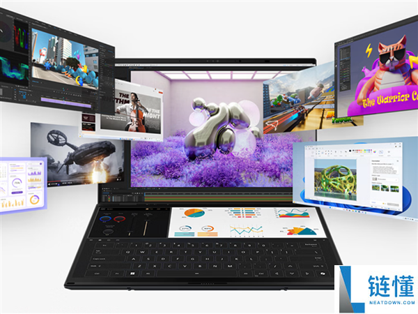 酷睿Ultra X9+双2.8K OLED屏,华硕灵耀14双屏2026可谓办公神器