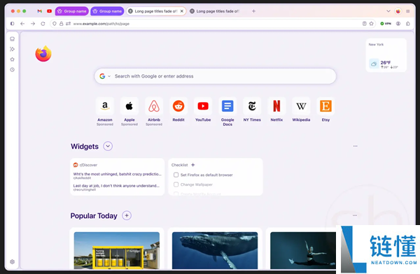 Firefox大变样,代号Nova重磅改版暴光：全新界面焕然一新