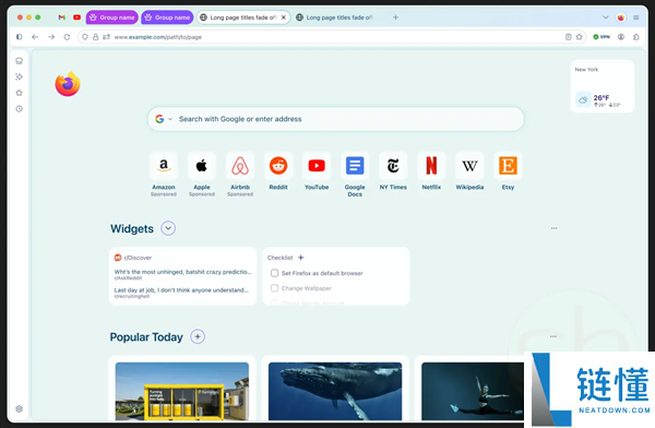 Firefox大变样,代号Nova重磅改版暴光：全新界面焕然一新