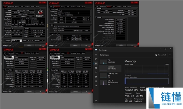 华擎Z890I Nova WiFi R2.0迷你主板支撑CQDIMM：两条达成256GB