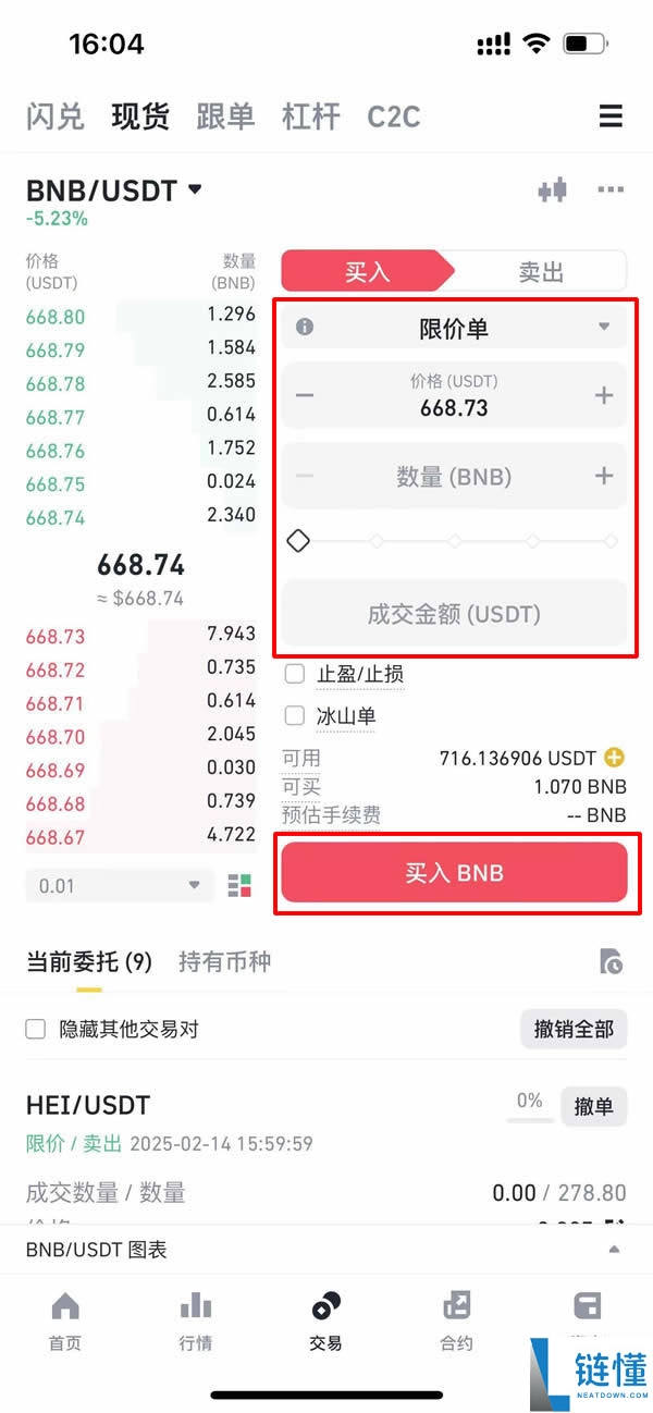 喜报：币安币（BNB币）过去24小时里价格创新高 永续合约与链上模因币助力