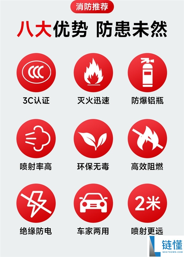 可灭电路火 鼎誉13B水基灭火器大促：9.9元包邮到手