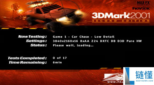 3DMark 2001 25周年了,RTX 5090 4K跑分打破天际