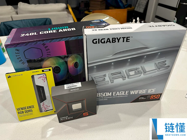 87美元捡漏1000美元套装,32GB DDR5配锐龙5 7600X 还有主板＋水冷