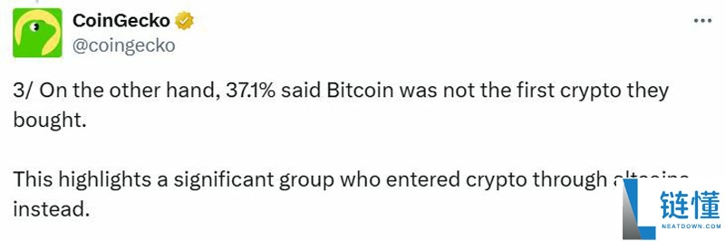 一文搞清楚比特币（BTC）如今只是零售用户进入加密货币领域的众多途径之一