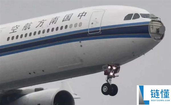 雷达罩疑零落,上海飞深圳航班遭鸟击告急出航 南航传递