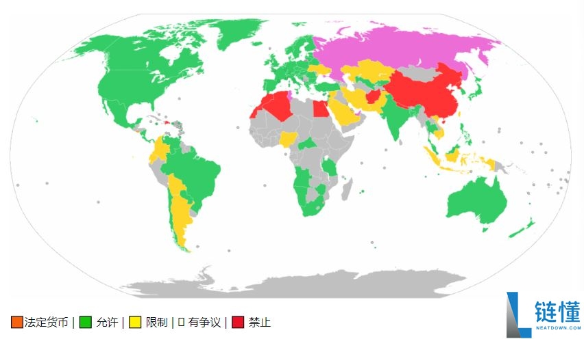 2025年加密货币：哪些国家合法、哪些国家受限、哪些国家被禁止？