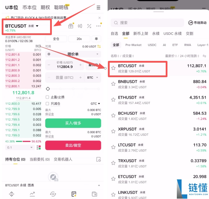 币安合约交易最全指南：一步步教大家从开合约账户到交易完成