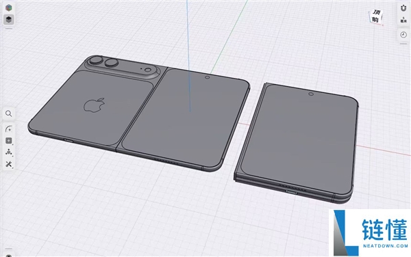 史上最大改款iPhone,iPhone Fold来了：外观系统周全大改