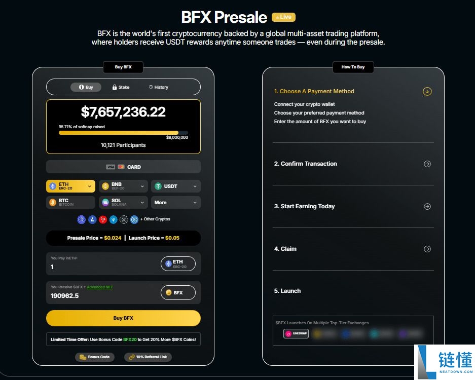 BlockchainFX (BFX)币是什么？值得投资吗？BFX代币经济学及价格预测