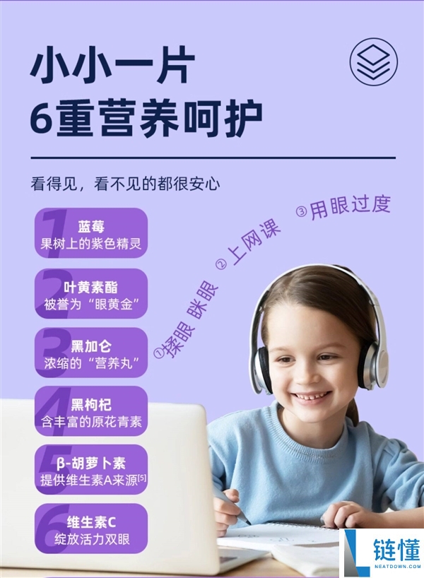 6重养分,黄金同伴蓝莓叶黄素酯片60片限时到手14.9元