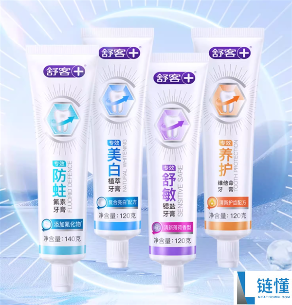 囤一次用半年,舒客含氟牙膏5.8元/支久违发车