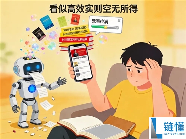 警惕“快餐式”AI 读书：无限放大认知硬伤，为何还有人引以为傲？