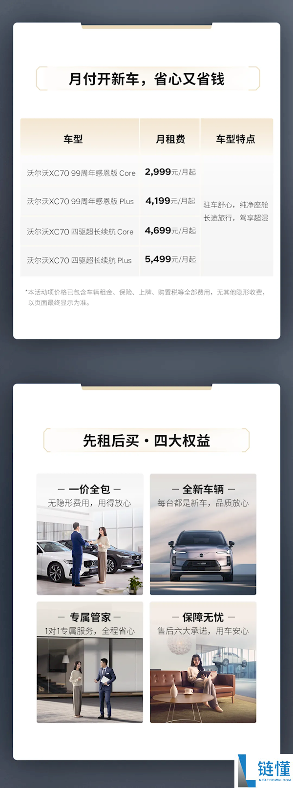 沃尔沃推出先租后买:XC70 月租 2999 元,一年后可退可买