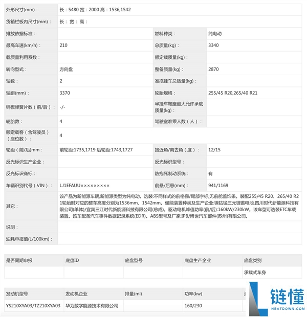 尊界 S800 Grand Design 高定版申报：余承东曾称售价 200 万，一眼尊贵