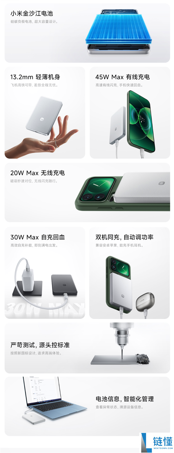 小米金沙江充电宝 10000mAh 众筹价 349 元！通过新国标针刺测试