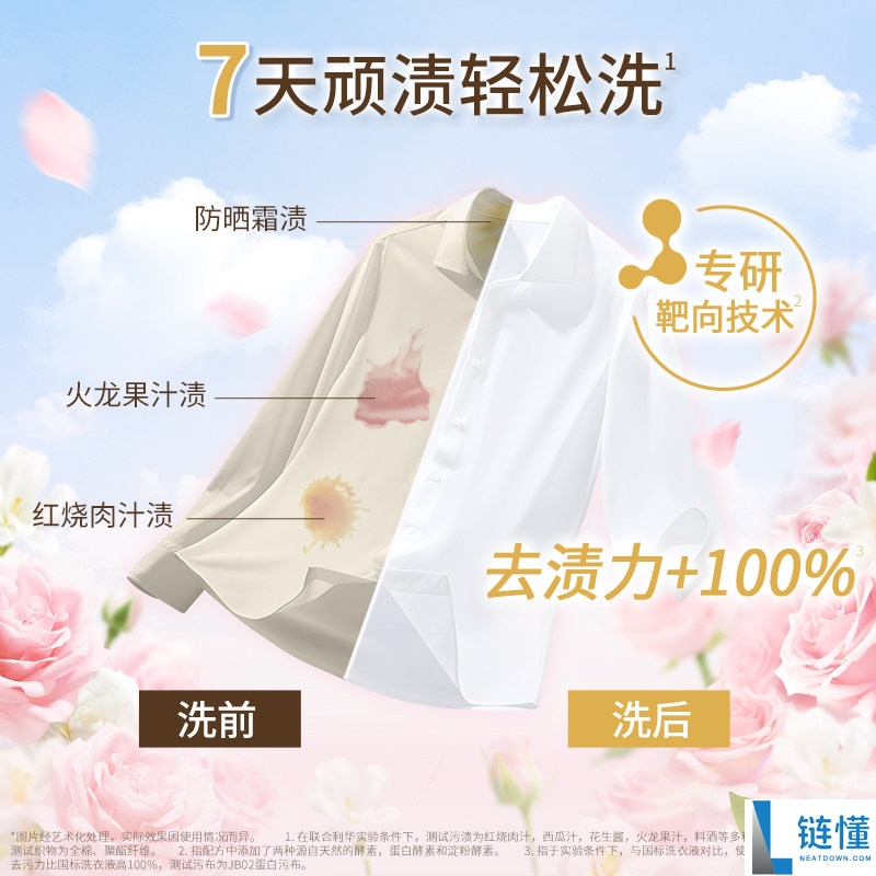 【狂促】奥妙香氛大师洗衣液 + 柔顺剂套装，含 100% 鲜花精油，券后仅 30 元