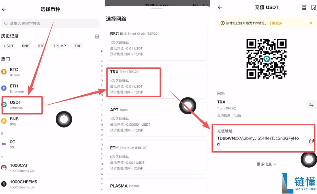 USDT 转账选哪条链？TRC20/ERC20/BEP20 手续费与速度深度对比及实操教程