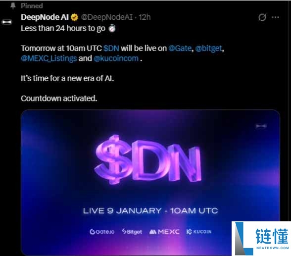 DeepNode(DN) 今日上线：最新价格预测、代币经济学解析与未来潜力
