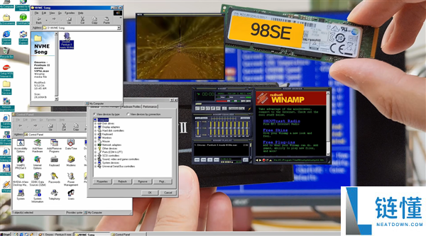 1997 年奔腾 II 驱动 NVMe SSD：实测 100MB/s 速度，老 CPU 兼容新硬盘极限挑战