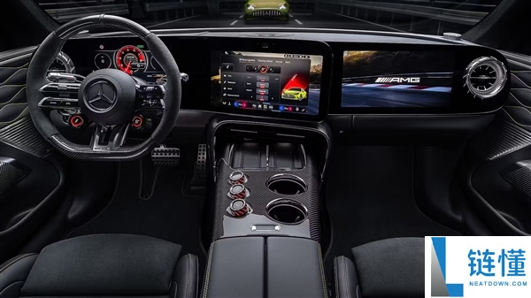 全新梅赛德斯 -AMG GT 纯电四门跑车首秀：首搭三台轴向磁通电机