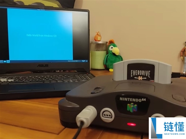 Windows CE 2.11 成功移植任天堂 N64：纯手搓驱动，耗时数月完美运行