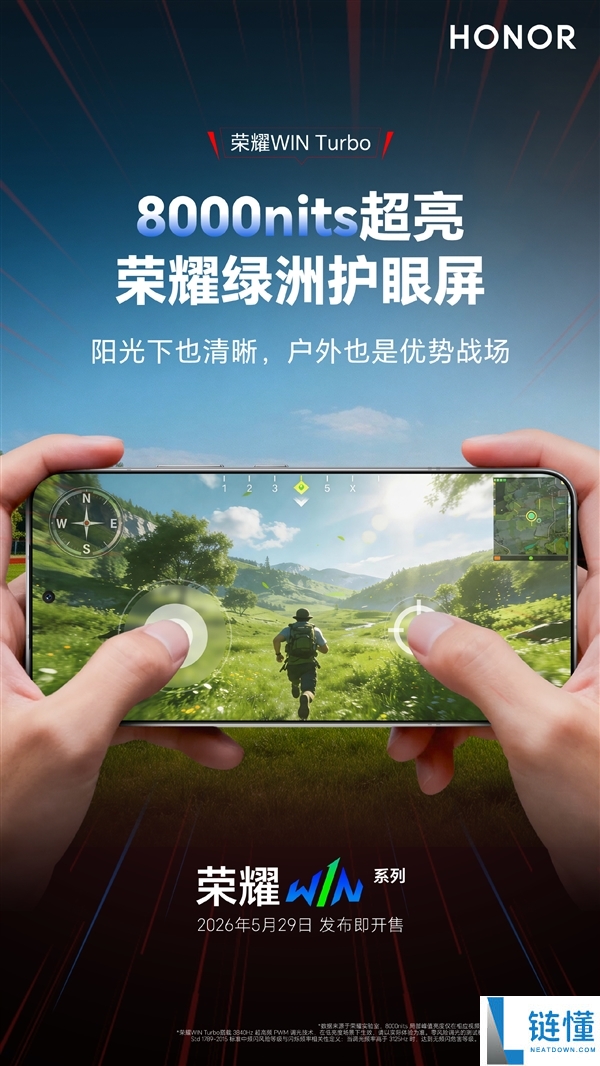 荣耀 WIN Turbo 评测：6.79 英寸绿洲护眼屏，峰值亮度高达 8000nits