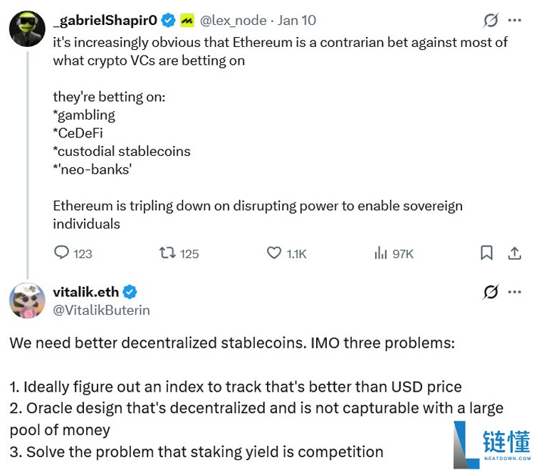 以太坊(ETH)为何急需更好的去中心化稳定币?深度解析