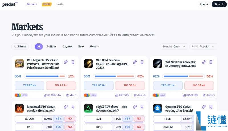 2026 年 Predict.fun 空投终极指南：项目详解与积分获取攻略