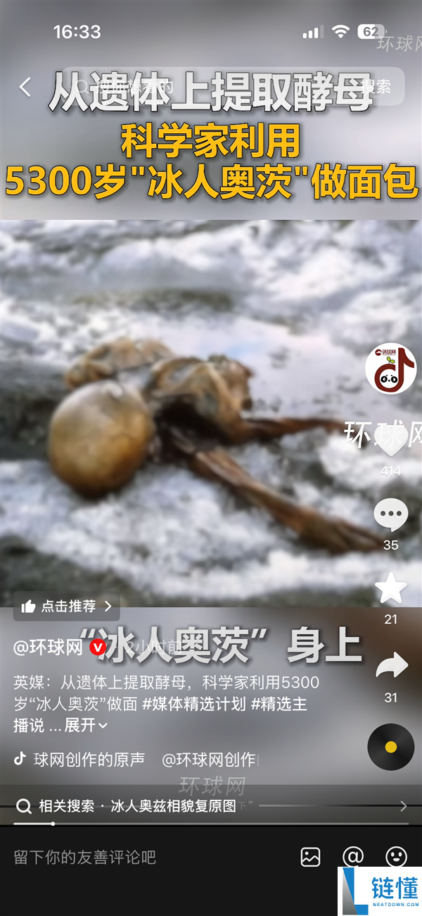 科学家距今5300年古人遗体中提取酵母，成功制成古法酸面包
