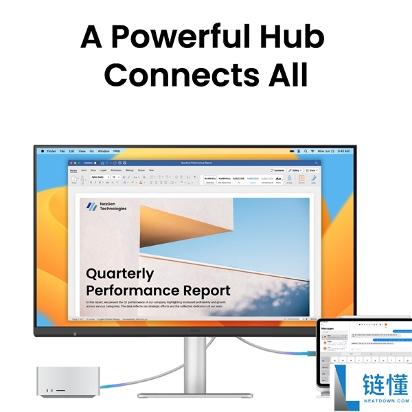 苹果用户首选：明基32英寸4K 120Hz显示器，带Thunderbolt 4接口新品发布