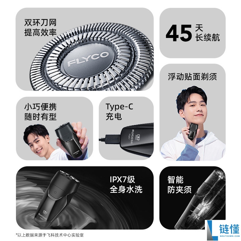 父亲节礼物推荐：飞科电动剃须刀优惠价仅需54元
