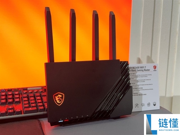 微星推出首款支持NAS的Wi-Fi 7路由器，内置M.2 SSD插槽