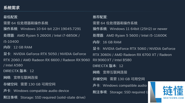 《战争机器：E-Day》PC最低配置要求公布：包含RTX 5050和RX 9060