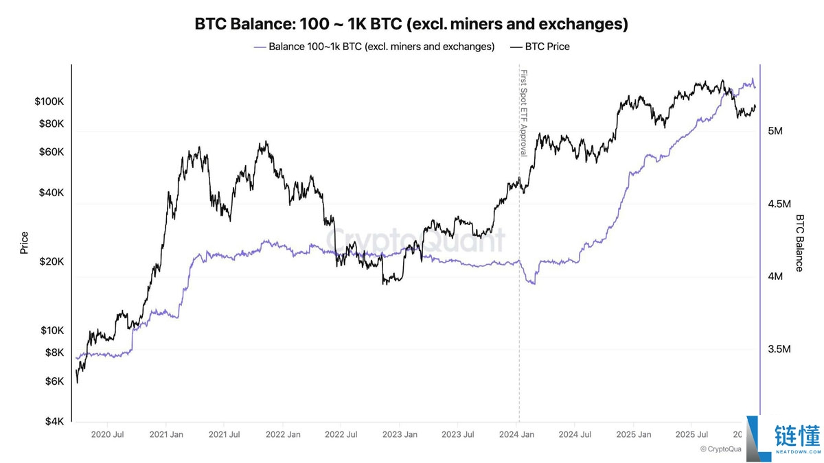 CryptoQuant 深度解析：比特币 BTC 机构需求持续强劲