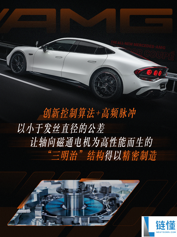 奔驰首款AMG GT搭载轴向磁通电机，零百加速仅需2.1秒！